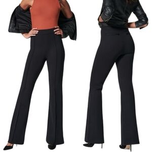 SPANX NWT The Perfect Pant Hi Rise Flare Ponte Smoothing Classic Black Large